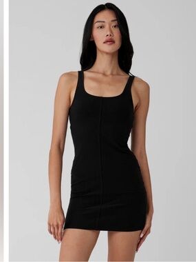 ALO Yoga Black Tank Mini Dress